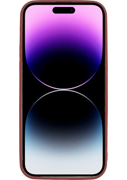 Iphone 14 Pro Telefon Kılıfı Için Çizgiye Döküm Anti Telefon Geri Kılıf Çift Taraflı Mat Yumuşak Tpu Karşı Parçayı Anti-Fingerprint Telefon Kapak-Dark Kırmızı (Yurt Dışından) fırsatları