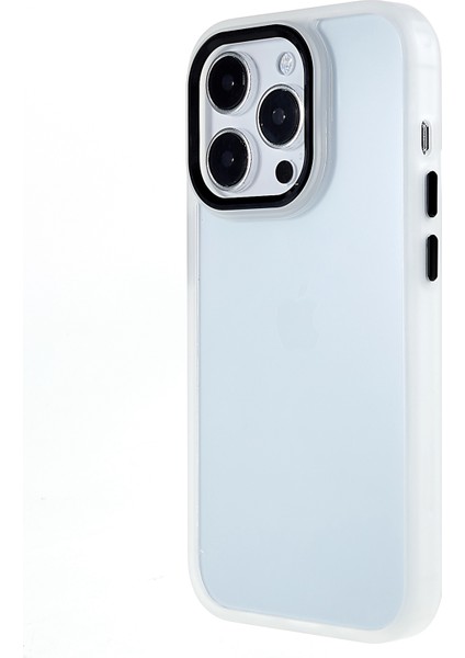 Iphone 14 Pro Telefon Kılıfı Için 6.1 Inç Arka Pc+Tpu Telefon Kapağı Metal Kamera Lens Çerçevesi Dizli Metal Düğmeleri Kılıf Durum (Yurt Dışından)