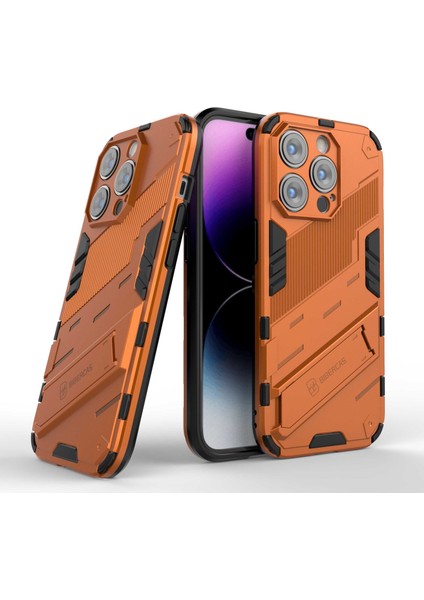 Iphone 14 Pro Telefon Kılıfı 6.1 Inç Hibrid Kickstand Hard Pc Yumuşak Tpu Şok Geçirmez Koruyucu Kapak-Turun (Yurt Dışından) fiyatları