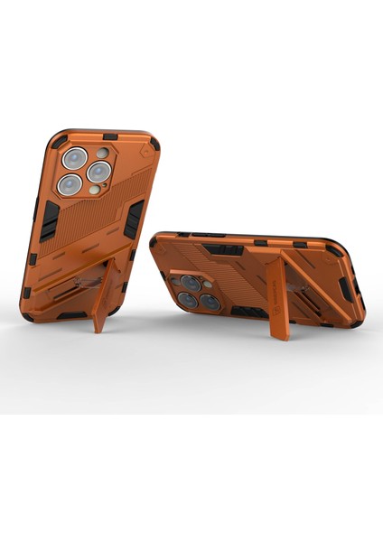 Iphone 14 Pro Telefon Kılıfı 6.1 Inç Hibrid Kickstand Hard Pc Yumuşak Tpu Şok Geçirmez Koruyucu Kapak-Turun (Yurt Dışından) modelleri
