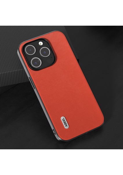 Iphone 14 Pro-Drop Anti Drop Ince Kılıf Dokulu Pu Deri+Yumuşak Tpu Telefon Kapak-Kırmızı (Yurt Dışından) fiyatları