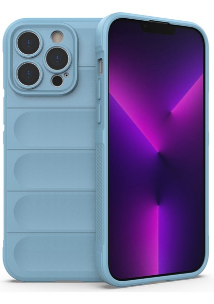 Iphone 14 Pro Telefon Kılıfı Için 6.1 Inç Anti-Fall Yumuşak Tpu Çizilmeye Dayanıklı Damla Geçirmez Cep Telefonu Kapak Işığı Mavi (Yurt Dışından)