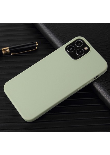 Iphone 14 Pro 6.1 Inç Esnek Tpu Telefon Kapağı Mat Anti Drop Anti-Çizgiye Dönüş Geri Kılıf Işık Yeşil (Yurt Dışından) modelleri