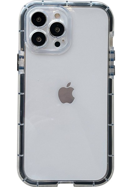 Iphone 14 Pro Drop Anti-Drop Koruyucu Telefon Kılıfı Aydınlık Noctilucent Esnek Tpu Arka Kapak Black (Yurt Dışından)