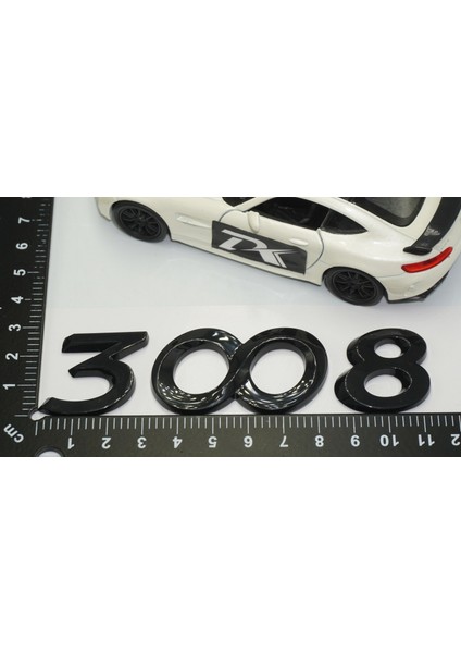 Peugeot 3008 Ön Kaput ve Bagaj 3m 3D Abs Parlak Siyah Yazı Logo indirimleri