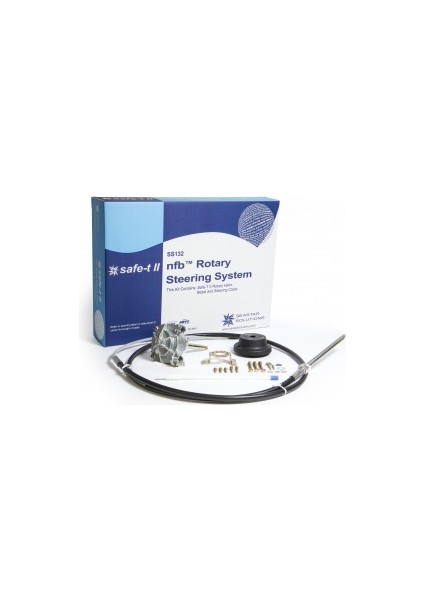 Teleflex® Nfb Safe-T® Iı Dıştan Takma Dümen Sistemi Paslanmaz Çelik Spiral Boyu 13 Feet/3,96 mt