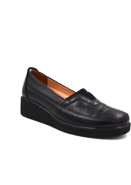 Içi Deri Jelli Poli Hafif Taban Günlük Kadın Ayakkabı Siyah fiyatları