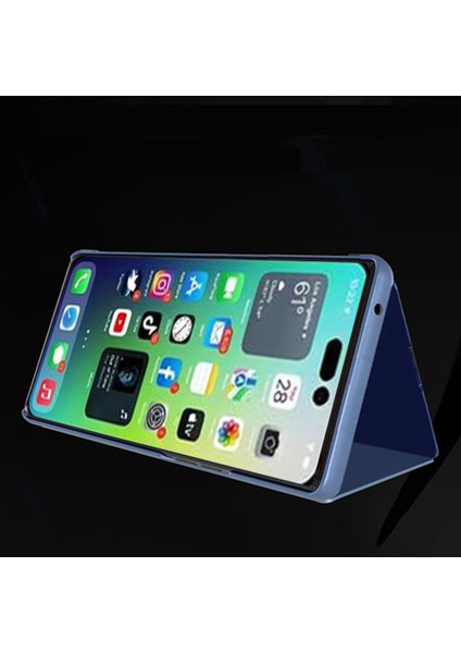 Iphone 14 Pro Telefon Kılıfı 6.1 Inç Pencere Pu Deri Telefon Standı Kılıf Electleplate Ayna Yüzey Koruyucu Kapak Kabuk-Doğru (Yurt Dışından) fiyatları