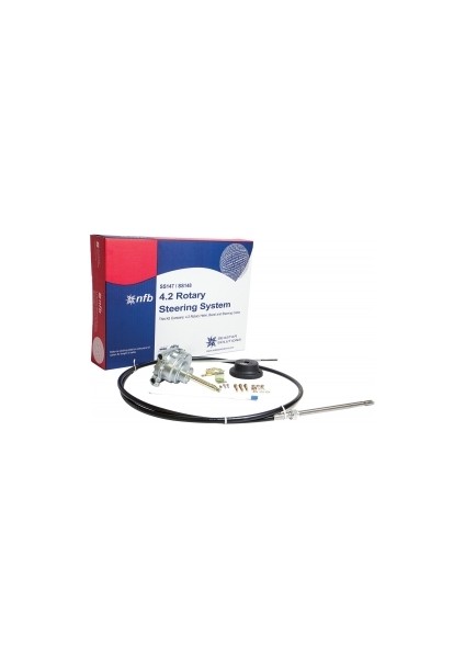 Teleflex® Nfb 4.2 Dıştan Takma Dümen Sistemi Spiral Boyu 19 Feet/5.79 M