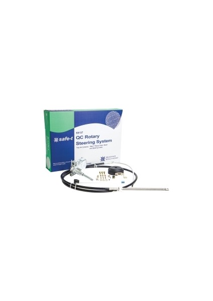 Teleflex® Safe-T® Qc Dıştan Takma ve Kuyruklu Motor Dümen Sistemi Hızlı, Kolay Montaj.spiral Boyu 18 Feet/5.49 M