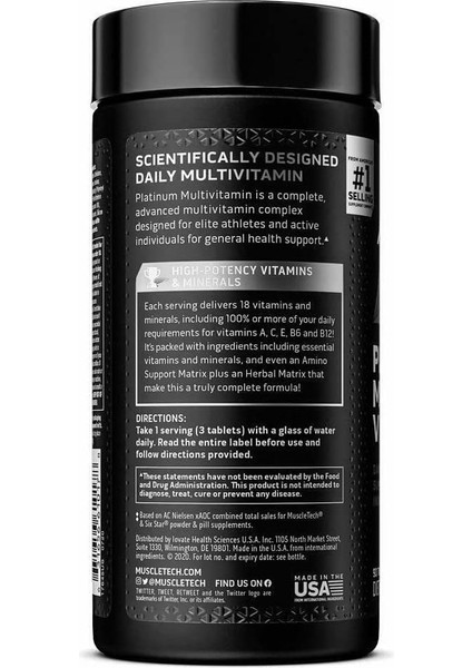 Platinum Multivitamin 18 Vitamin modelleri