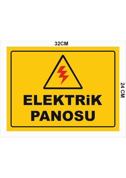 Elektrik Panosu Levhası