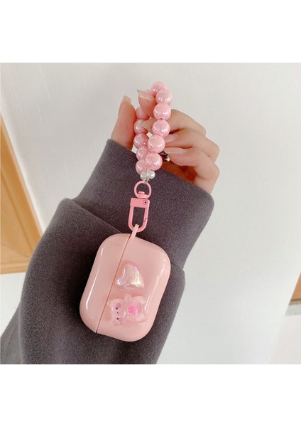 Airpods Pro Uyumlu Sevimli Figürlü Lüx Silikon Kılıf ( Kulaklık Dahil Değildir)