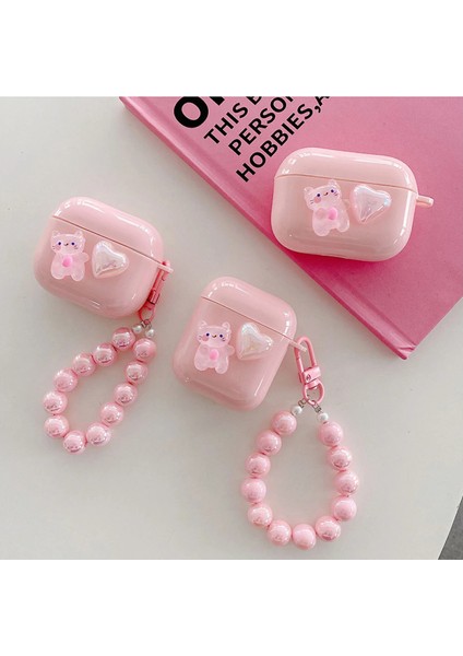Airpods Pro Uyumlu Sevimli Figürlü Lüx Silikon Kılıf ( Kulaklık Dahil Değildir)