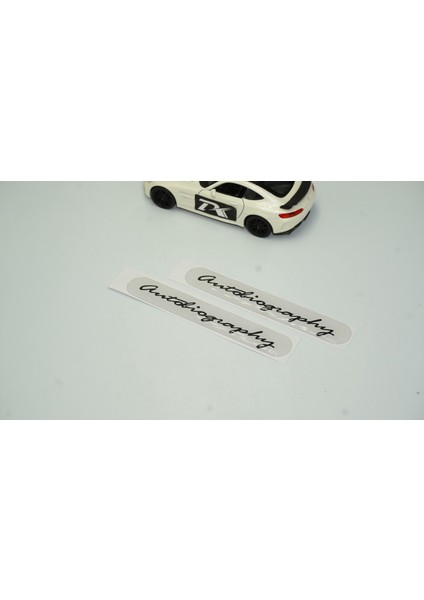 Land Rover Autobiography Beyaz Damla Silikon Torpido Bagaj Çamurluk Logo Seti