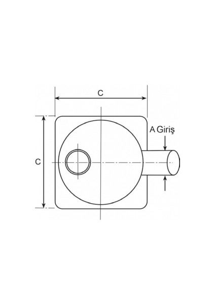 Halyard Susturucu 11,2kg 6 Inc 152MM