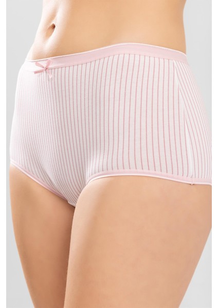 Kadın Yüksek Bel Pamuklu Desenli Bato Kadın Külot 3'lü 8276 Renkli modelleri