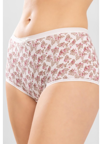 Kadın Yüksek Bel Pamuklu Desenli Bato Kadın Külot 3'lü 8276 Renkli fırsatları