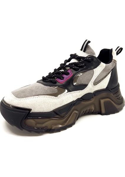G80157 Şefaf ve Yüksek Tabanlı Günlük Spor Sneakers Kadın Ayakkabı modelleri