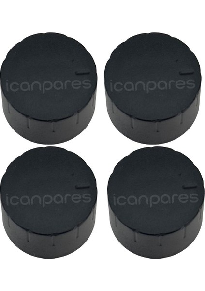 Arçelik Uyumlu Sto 810 Sye Set Üstü Ocak Düğmesi Siyah