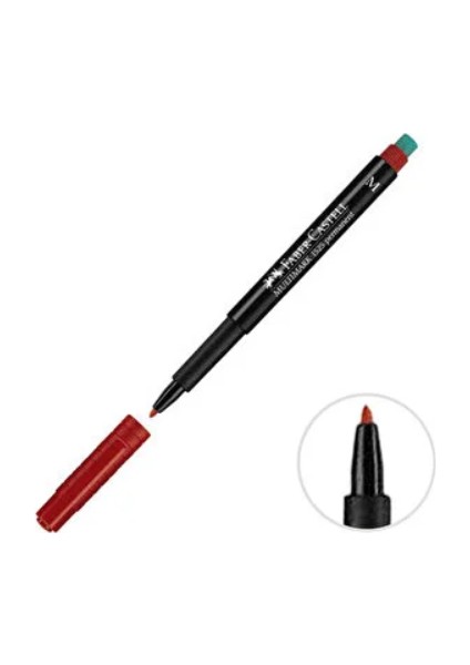 Faber Castell Multimark 1525 Permanent Asetat Kalemi 1.0 mm Mavi - M