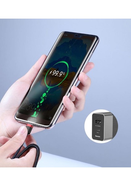 2 mt Pd2.0 Qc3.0 Type-C To Type-C 60W Şarj Kablo Iphone 15 15 Pro Max Şarj Kablosu Örgü Tasarım modelleri