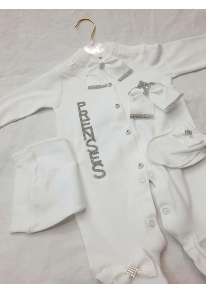 Berkaysun Tekstilden Pamuklu Bebekler Için Süslü Tulum Takımı modelleri