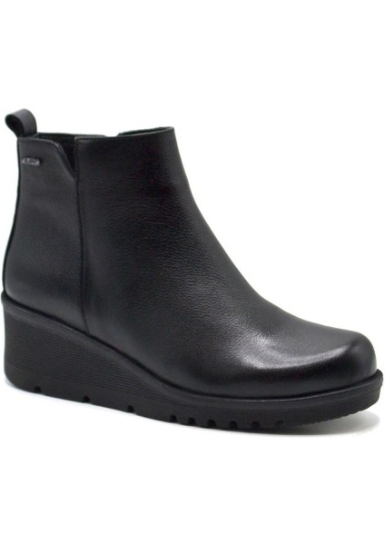 2354934K Dolgu Topuk Kaymaz Deri Kadın Bot modelleri