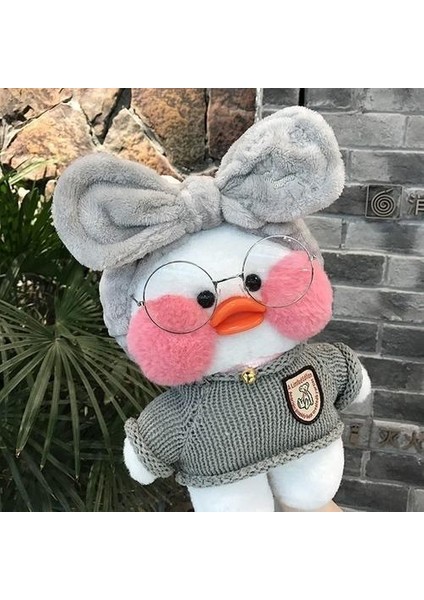 Lalafanfan Cafe Mimi Sevimli Ördek Peluş Oyuncak 30 cm - Gri (Yurt Dışından) fiyatları