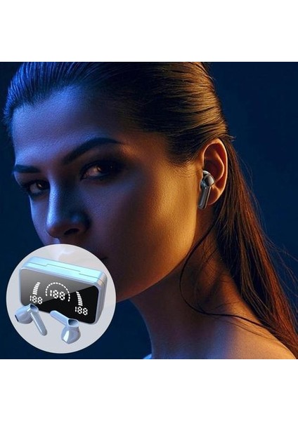 Kablosuz Bluetooth Kulaklıklar, Spor Fitness Beyaz Için Etkin Bluetooth 5.2 (Yurt Dışından)