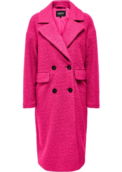 Oversized Midi Kaban - Çift Göğüslü, Sıcak, Şık, Günlük