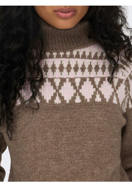 Tam Balıkçı Kahve Kadın Kazak 15294779 modelleri