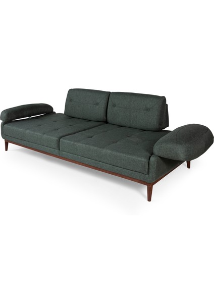 Perla Sofa Nelson Keten Koltuk Takımı Yeşil