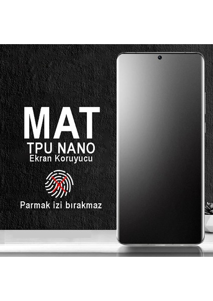 Oppo A38 Uyumlu Mat Parmak Izi Tutmayan Nano Ekran Koruyucu