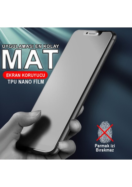 Redmi Note 13 Pro Uyumlu Mat Parmak Izi Tutmayan Nano Ekran Koruyucu