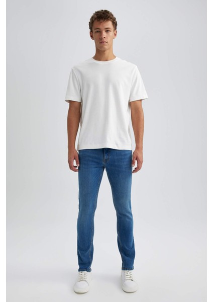 Pedro Slim Fit Dar Kalıp Normal Bel Dar Paça Jean Pantolon A6947AX23AU