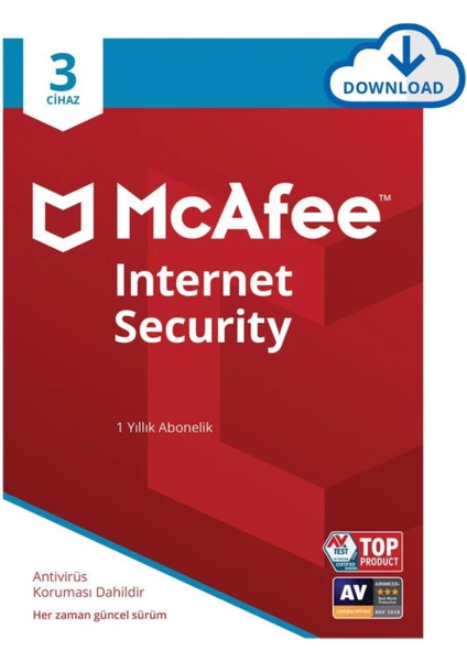 Internet Security 3 Pc 1 Yıl  Aktivasyon Kodu / Key