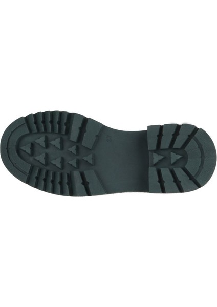 Yeşil Deri Kadın Loafer 01WZ1404