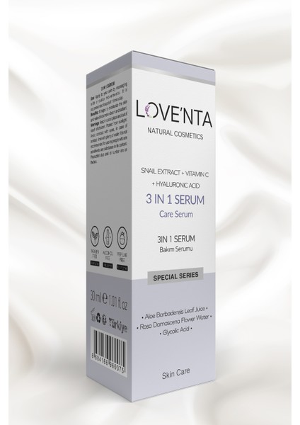 3 İn 1 Serum C Vitamini, Hyaluronic Acid, Glycolic Acid - Alkol, Paraben, Parfüm İçermez indirimleri