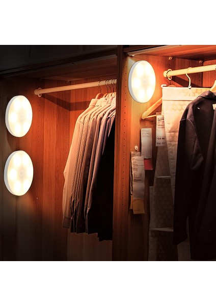 Hareket Sensörlü Ultra-Ince LED Gece Lambası, USB Şarj Edilebilir LED Işık, Dolap Lambası, Koridor, Yatak Odası, Merdiven, Mutfak Dolapları Için Çıkarılabilir Kablosuz Lamba (Yurt Dışından) fırsatları