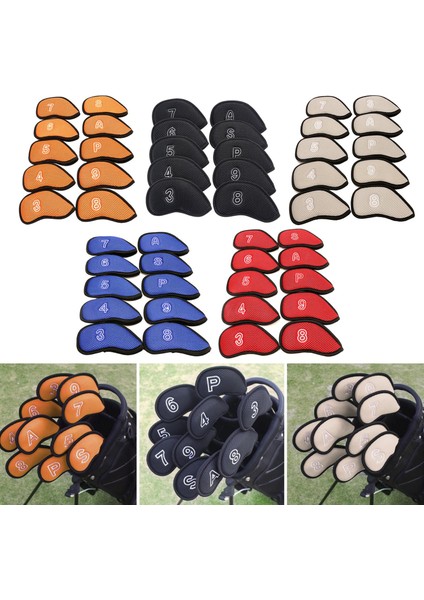 10 /paket Meshy Golf Golf Kulübü Başkanı Çoğu Ütüler Kırmızı (Yurt Dışından) modelleri