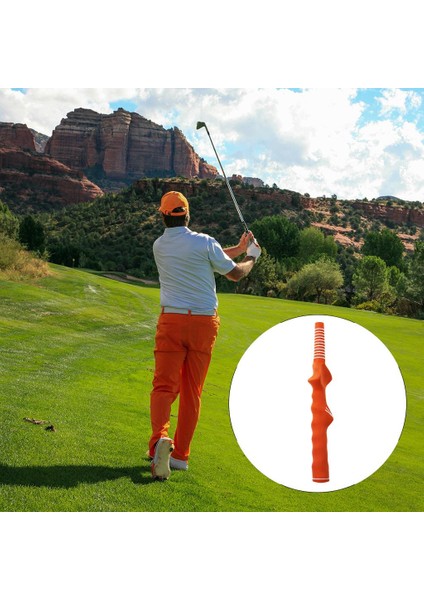 Kauçuk Golf Salığitmeni El Pozisyonu Doğru Kavramaları Öğretme Turuncu 14.73MM (Yurt Dışından) indirimleri