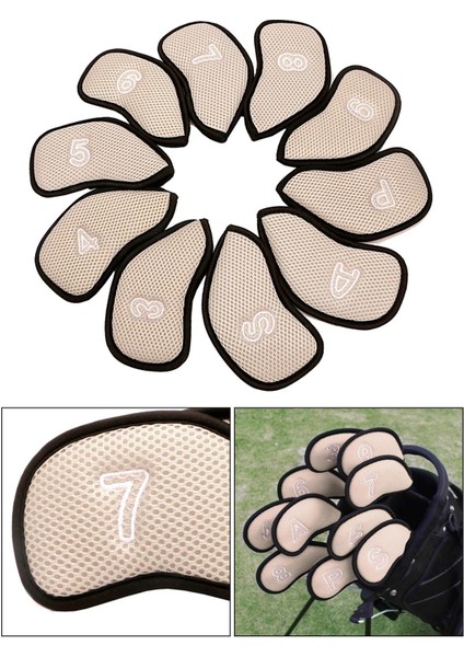 10 /paket Meshy Golf Golf Kulübü Başkanı Çoğu Ütüler (Yurt Dışından)