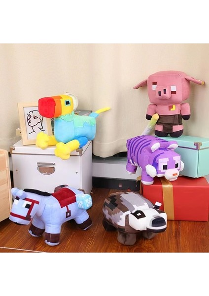 Jıayı 25CM Peluş Dünyam - Kare Kahverengi Adam (Yurt Dışından)