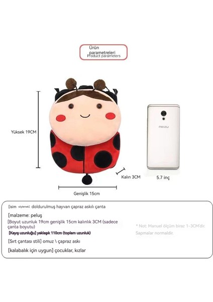 Zaox Animal Cartoon Children's Crossbody Bag Toy Bag (Yurt Dışından) modelleri