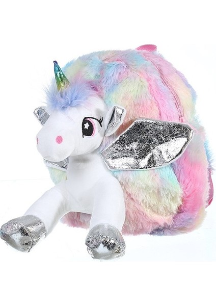 Zaox Unicorn Peluş Omuz Çantası