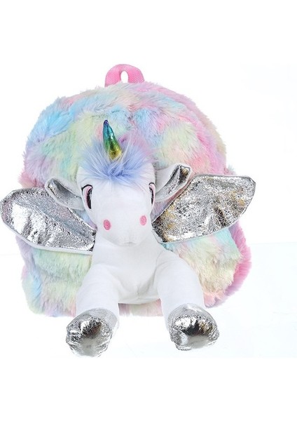 Zaox Unicorn Peluş Omuz Çantası