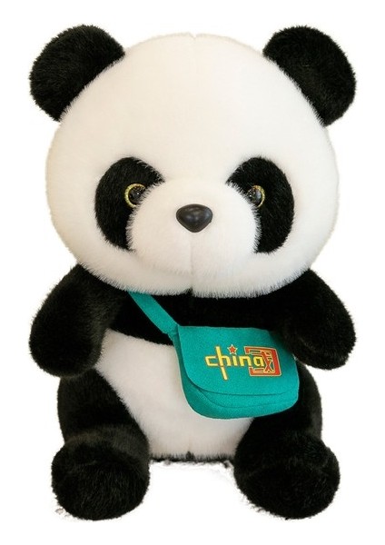 Zaox 25CM Sırt Çantalı Panda Peluş Oyuncak (Yurt Dışından)