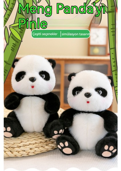 Dahe 25CM Oturan Dev Panda Bebek Oyuncağı (Yurt Dışından)