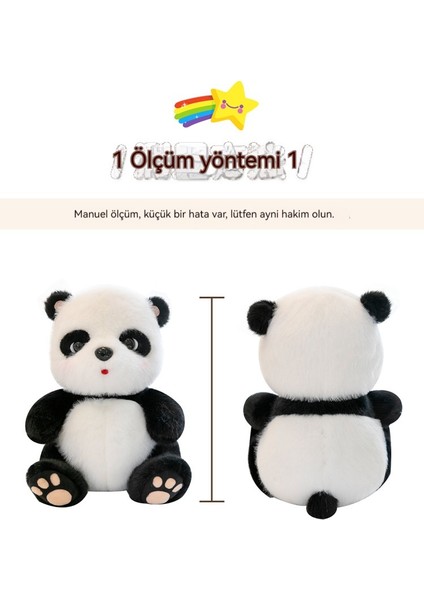 Dahe 25CM Oturan Dev Panda Bebek Oyuncağı (Yurt Dışından)